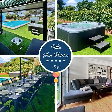 Villa San Patricio I Piscina Privada I Jacuzzi Spa I Bbq I Ps5 I Aire Acon I 3000M2 I 5Min-Centro Jerez de la Frontera Kültér fotó