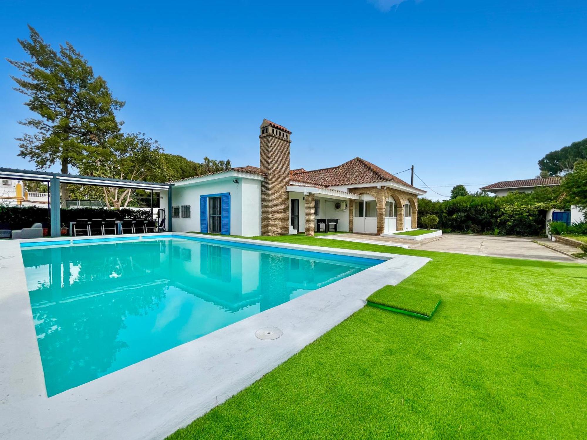 Villa San Patricio I Piscina Privada I Jacuzzi Spa I Bbq I Ps5 I Aire Acon I 3000M2 I 5Min-Centro Jerez de la Frontera Kültér fotó