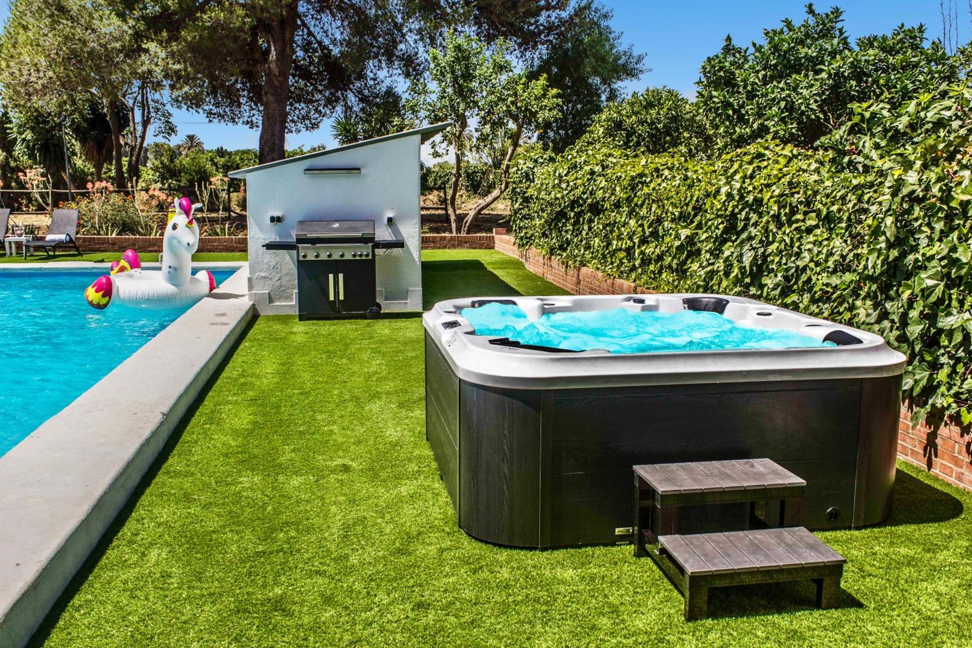 Villa San Patricio I Piscina Privada I Jacuzzi Spa I Bbq I Ps5 I Aire Acon I 3000M2 I 5Min-Centro Jerez de la Frontera Kültér fotó