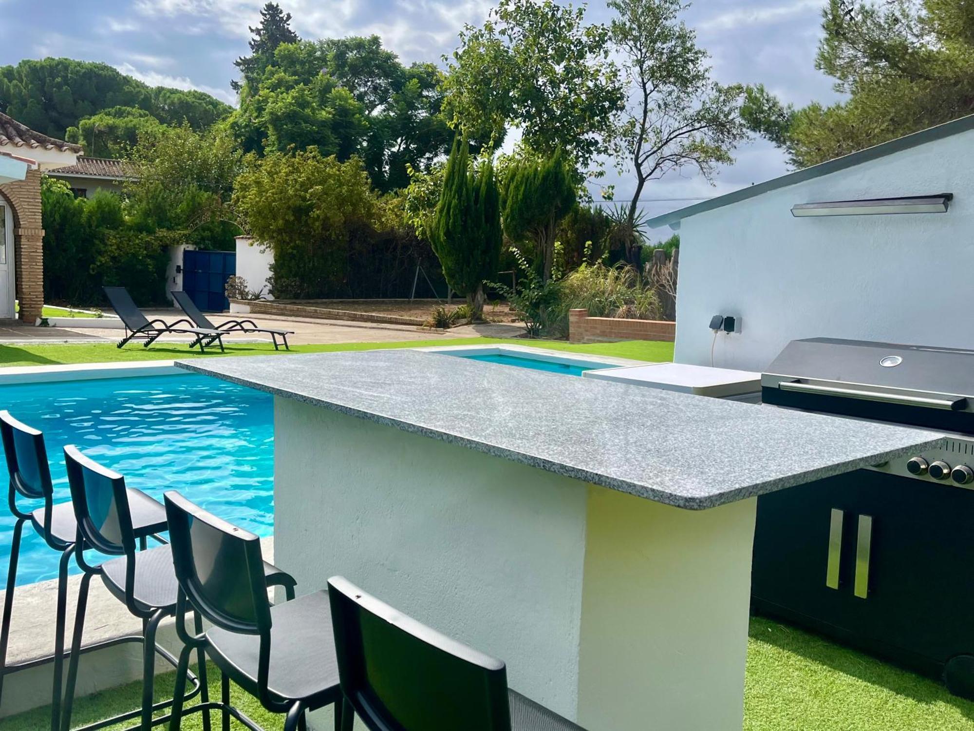Villa San Patricio I Piscina Privada I Jacuzzi Spa I Bbq I Ps5 I Aire Acon I 3000M2 I 5Min-Centro Jerez de la Frontera Kültér fotó